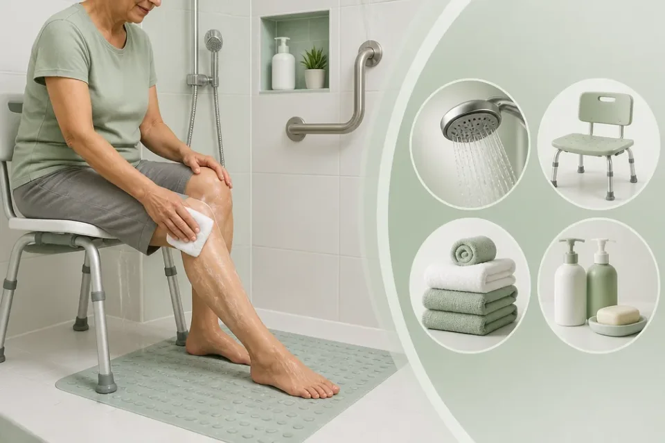 نمای توضیحی درباره شستوشوی بدن و محل جراحی